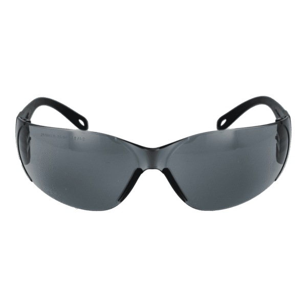 Caterpillar Sonnenbrille CSA-JET 144104 – Frontansicht mit Polycarbonat Rahmen und Grau Gläsern