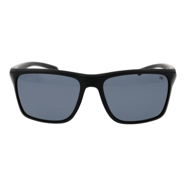 Caterpillar Sonnenbrille CTS-8012 59104P – Frontansicht mit Polycarbonat Rahmen und Grau Gläsern