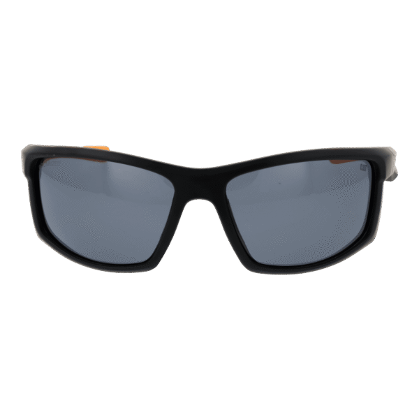 Caterpillar Sonnenbrille CTS-8015 62104P – Frontansicht mit Polycarbonat Rahmen und Grau Gläsern