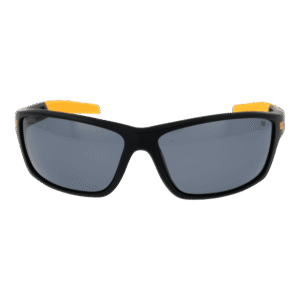 Caterpillar Sonnenbrille CTS-8020 66104P – Frontansicht mit Polycarbonat Rahmen und Grau Gläsern