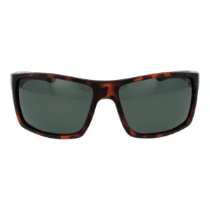 Caterpillar Sonnenbrille CTS-BLOCK 61102P – Frontansicht mit Polycarbonat Rahmen und Grün Gläsern