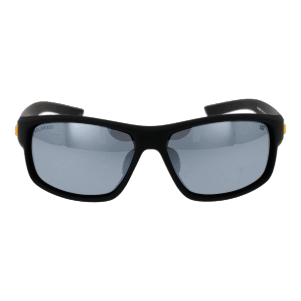 Caterpillar Sonnenbrille CTS-FUSED 62104P – Frontansicht mit Polycarbonat Rahmen und Grau Gläsern