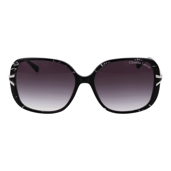 Christian Lacroix Sonnenbrille CL5118 56004 – Frontansicht mit Azetat Rahmen und Lila Gläsern