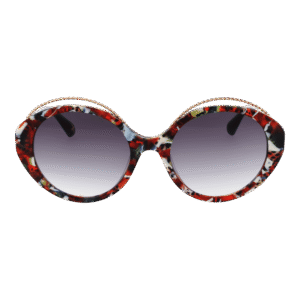 Christian Lacroix Sonnenbrille CL5119 54227 – Frontansicht mit Azetat Rahmen und Grau Gläsern