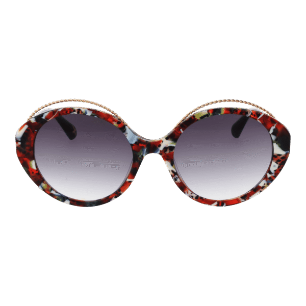 Christian Lacroix Sonnenbrille CL5119 54227 – Frontansicht mit Azetat Rahmen und Grau Gläsern