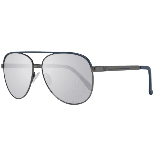 Guess Sonnenbrille GF0172 6008C – 45° Seitenansicht Guess Pilotenbrille Sonnenbrille GF0172 6008C in Gunmetal – 45° Seitenansicht