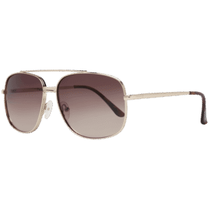 Guess Trapez Sonnenbrille GF0207 6032F in Gold – 45° Seitenansicht