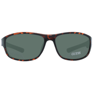 Guess Sonnenbrille GF0210 6252N – Frontansicht mit Kunststoff Rahmen und Grün Gläsern