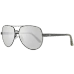 Guess Pilotenbrille Sonnenbrille GF0215 6008C in Gunmetal – 45° Seitenansicht
