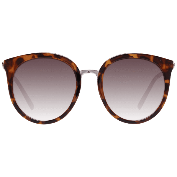 Guess Sonnenbrille GF0324 5652F – Frontansicht mit Kunststoff Rahmen und Braun Gläsern