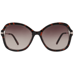 Guess Sonnenbrille GF0352 5452F – Frontansicht mit Metall & Kunststoff Rahmen und Braun Gläsern