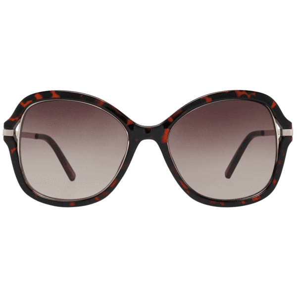 Guess Sonnenbrille GF0352 5452F – Frontansicht mit Metall & Kunststoff Rahmen und Braun Gläsern