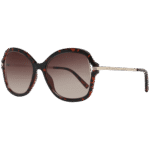 Guess Schmetterling Sonnenbrille GF0352 5452F in Braun – 45° Seitenansicht