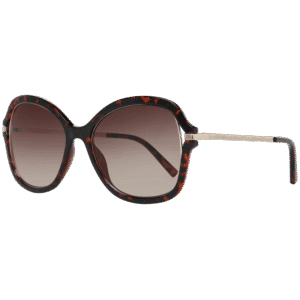 Guess Schmetterling Sonnenbrille GF0352 5452F in Braun – 45° Seitenansicht