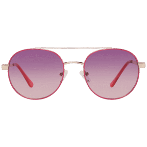 Guess Sonnenbrille GF0367 5328Z – Frontansicht mit Metall Rahmen und Lila Gläsern