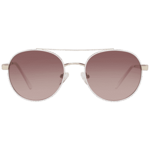 Guess Sonnenbrille GF0367 5332T – Frontansicht mit Metall Rahmen und Braun Gläsern