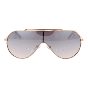 Guess Sonnenbrille GF0370 13428U – Frontansicht mit Metall Rahmen und Grau Gläsern