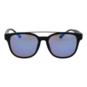 Guess Sonnenbrille GF5075 5602X – Frontansicht mit Kunststoff Rahmen und Blau Gläsern