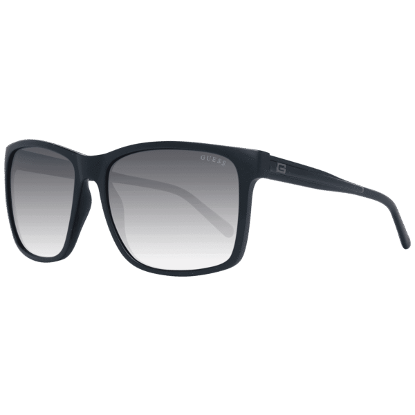Guess Quadrat Sonnenbrille GF5082 6002C in Schwarz – 45° Seitenansicht