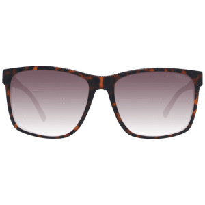 Guess Sonnenbrille GF5082 6052F – Frontansicht mit Kunststoff Rahmen und Braun Gläsern
