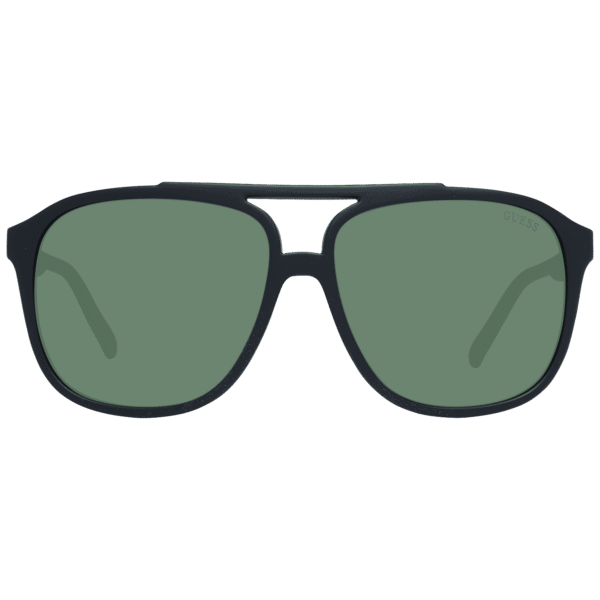 Guess Sonnenbrille GF5084 6002N – Frontansicht mit Kunststoff Rahmen und Grün Gläsern