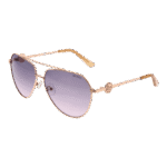 Guess Pilotenbrille Sonnenbrille GF6140 6228T in Rosé Gold – 45° Seitenansicht