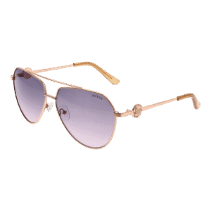 Guess Pilotenbrille Sonnenbrille GF6140 6228T in Rosé Gold – 45° Seitenansicht