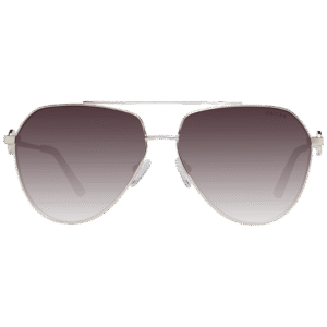 Guess Sonnenbrille GF6140 6232F – Frontansicht mit Metall Rahmen und Braun Gläsern