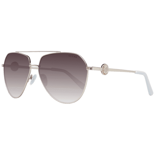 Guess Sonnenbrille GF6140 6232F – 45° Seitenansicht Guess Pilotenbrille Sonnenbrille GF6140 6232F in Gold – 45° Seitenansicht