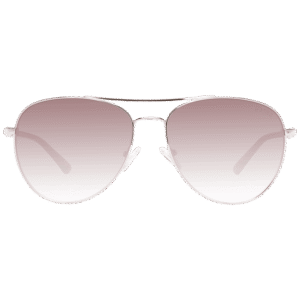Guess Sonnenbrille GF6143 5932F – Frontansicht mit Metall Rahmen und Braun Gläsern