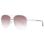 Guess Pilotenbrille Sonnenbrille GF6143 5932F in Silber – 45° Seitenansicht