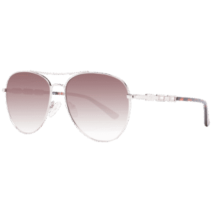 Guess Pilotenbrille Sonnenbrille GF6143 5932F in Silber – 45° Seitenansicht