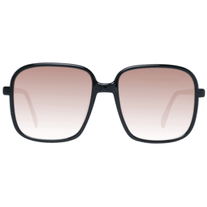 Guess Sonnenbrille GF6146 5701F – Frontansicht mit Kunststoff Rahmen und Braun Gläsern