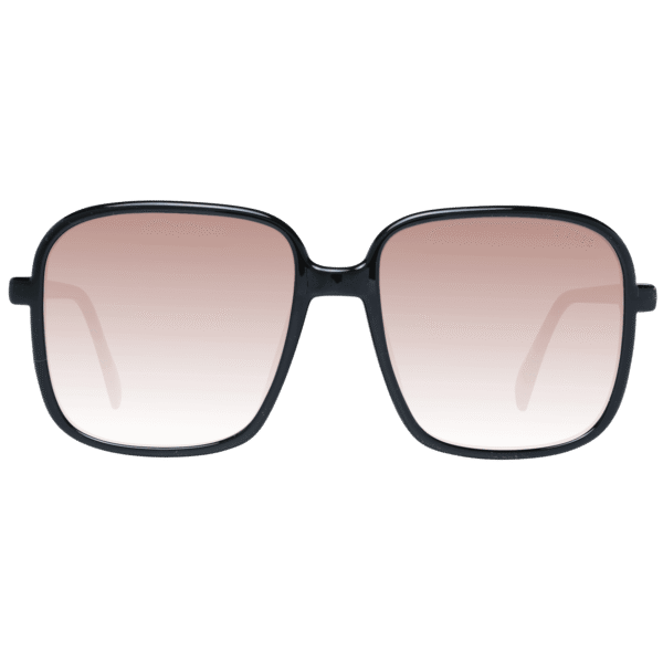 Guess Sonnenbrille GF6146 5701F – Frontansicht mit Kunststoff Rahmen und Braun Gläsern