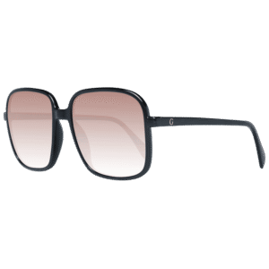 Guess Quadrat Sonnenbrille GF6146 5701F in Schwarz – 45° Seitenansicht