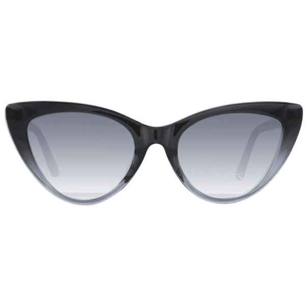 Guess Sonnenbrille GF6147 5220B – Frontansicht mit Kunststoff Rahmen und Grau Gläsern