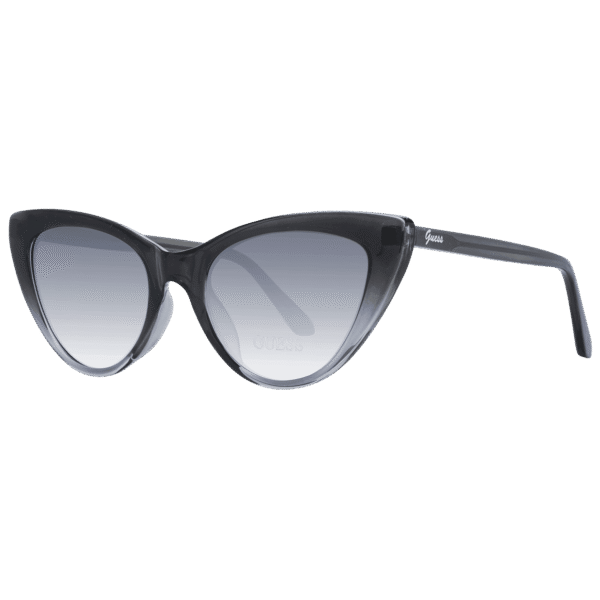 Guess Katzenaugen Sonnenbrille GF6147 5220B in Grau – 45° Seitenansicht