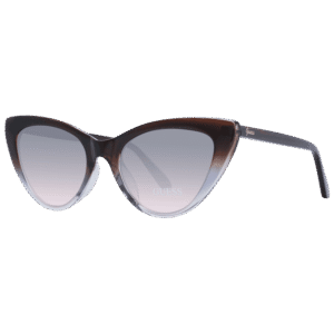 Guess Katzenaugen Sonnenbrille GF6147 5292B in Braun – 45° Seitenansicht