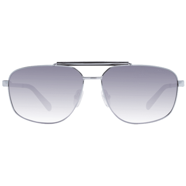 Guess Sonnenbrille GU00054 6106B – Frontansicht mit Metall Rahmen und Grau Gläsern