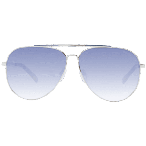 Guess Sonnenbrille GU00059 6232W – Frontansicht mit Metall Rahmen und Blau Gläsern