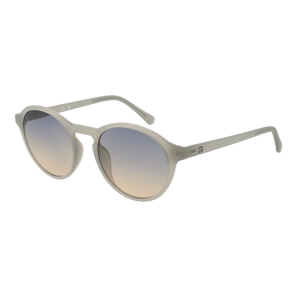 Guess Rund Sonnenbrille GU00062 5120B in Grau – 45° Seitenansicht