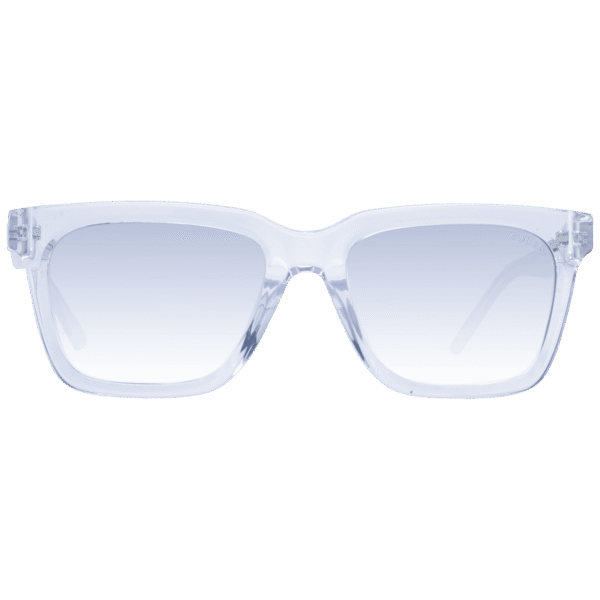 Guess Sonnenbrille GU00064 5327W – Frontansicht mit Kunststoff Rahmen und Blau Gläsern