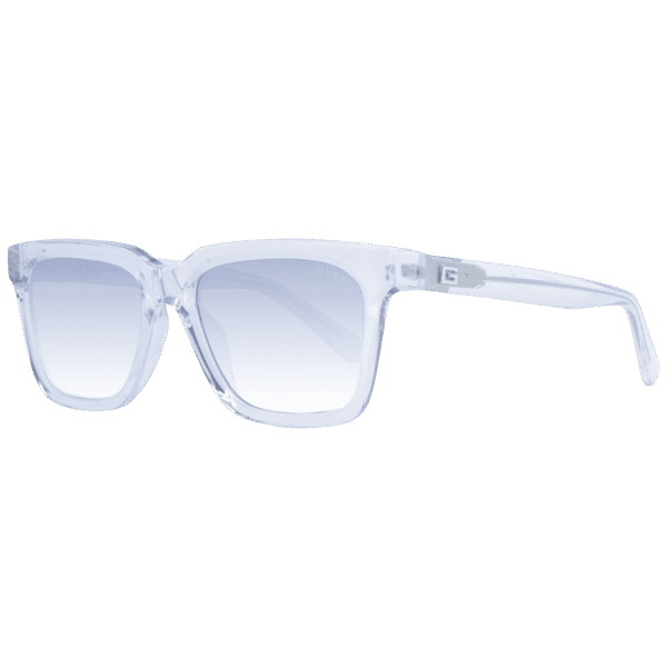 Guess Rechteck Sonnenbrille GU00064 5327W in Transparent – 45° Seitenansicht