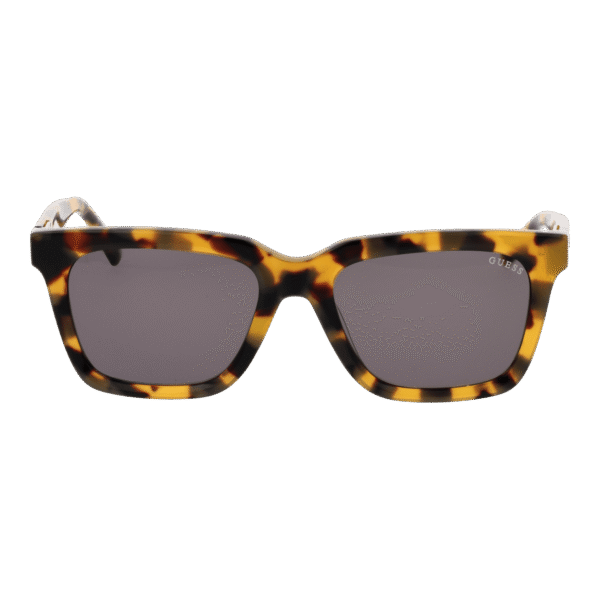 Guess Sonnenbrille GU00064 5352N – Frontansicht mit Azetat Rahmen und Grün Gläsern