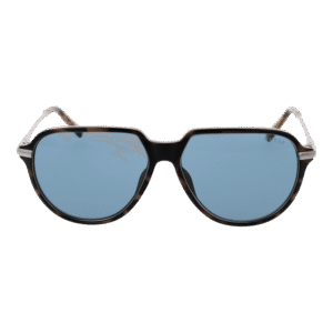 Guess Sonnenbrille GU00067 5653V – Frontansicht mit Kunststoff Rahmen und Blau Gläsern