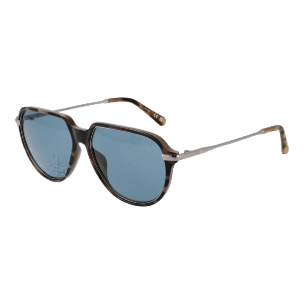 Guess Pilot Sonnenbrille GU00067 5653V in Braun – 45° Seitenansicht