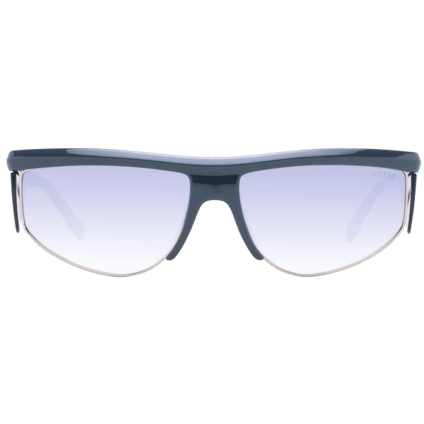 Guess Sonnenbrille GU00072 6220X – Frontansicht mit Kunststoff Rahmen und Lila Gläsern