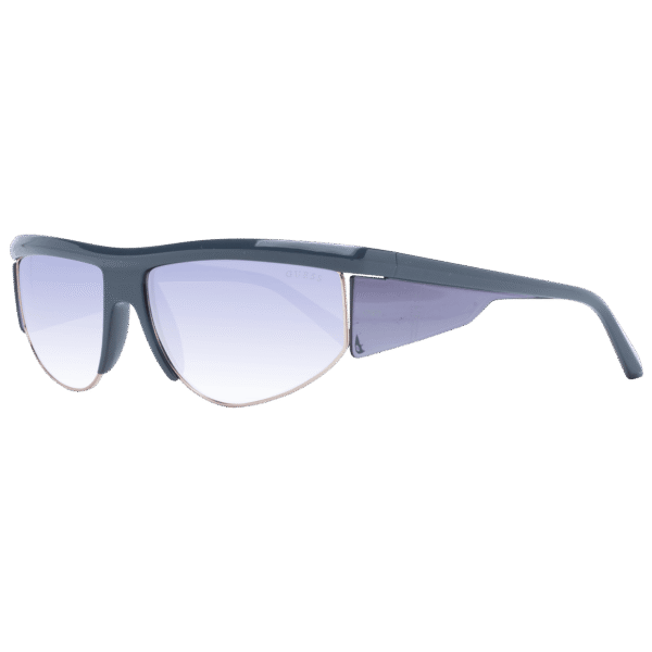 Guess Rechteck Sonnenbrille GU00072 6220X in Grau – 45° Seitenansicht