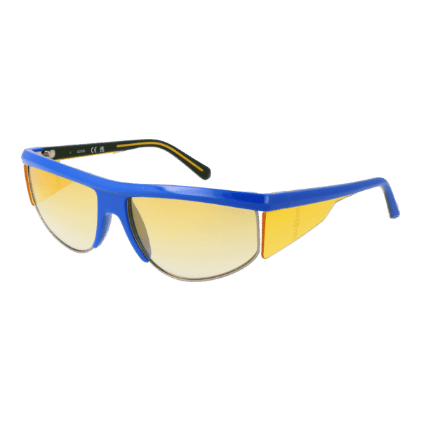 Guess Sport Sonnenbrille GU00072 6290G in Blau – 45° Seitenansicht