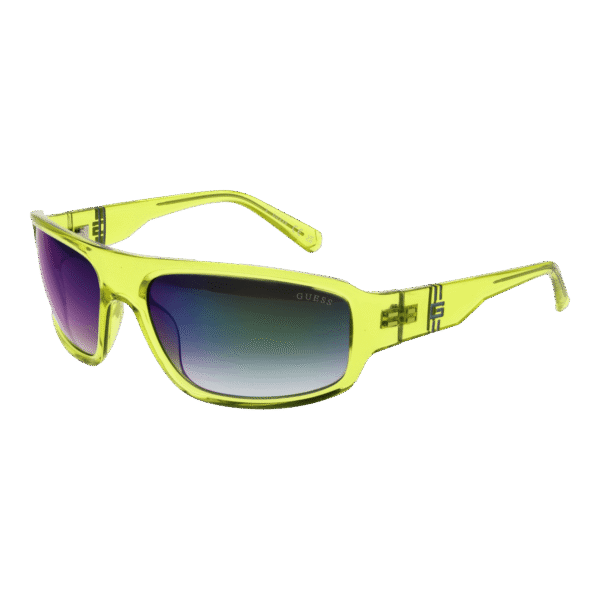 Guess Sport Sonnenbrille GU00080 6239C in Gelb – 45° Seitenansicht
